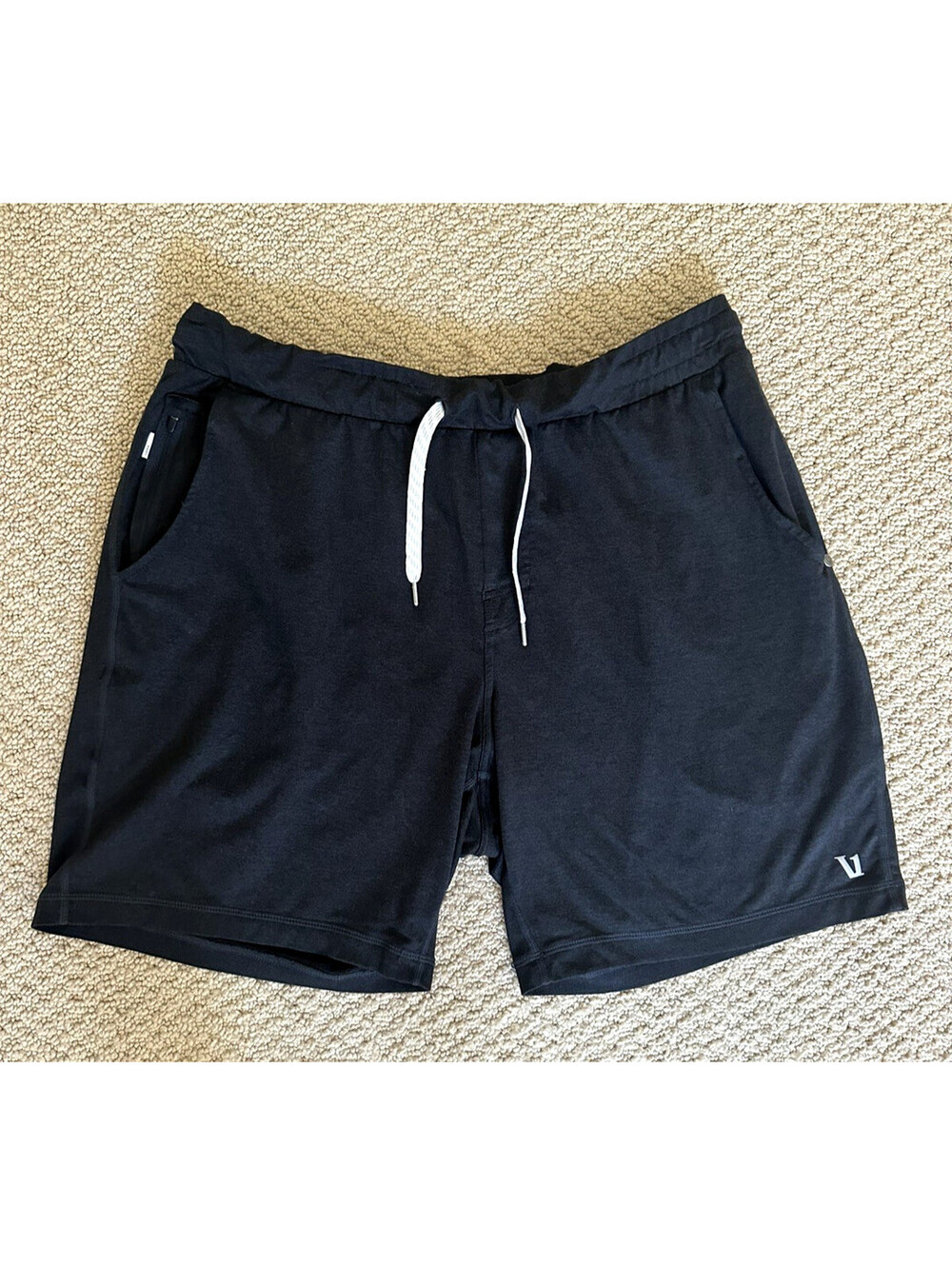 Vuori Ponto Performance Athletic Shorts Dark Heather Gray Men’s Sz L V344 (32x7)